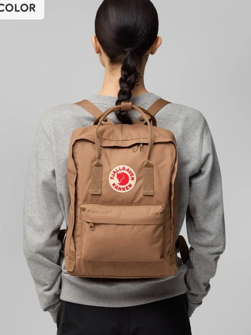 Fjallraven KÅNKEN EVERYDAY OUTDOOR Gorpcore backpack- chalk rose - Picture 2 of 14